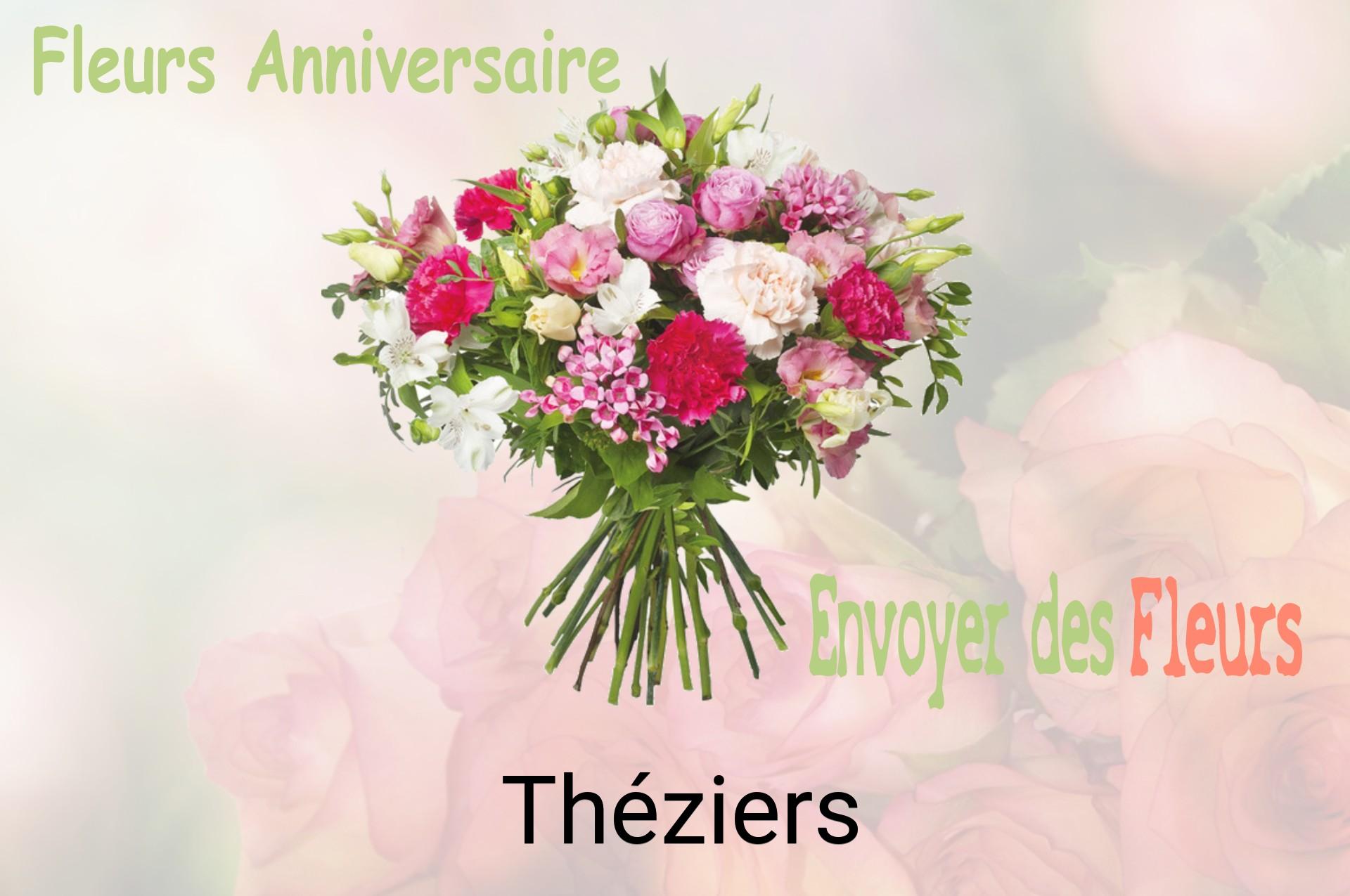 Bouquet de fleurs d’anniversaire livré à Théziers